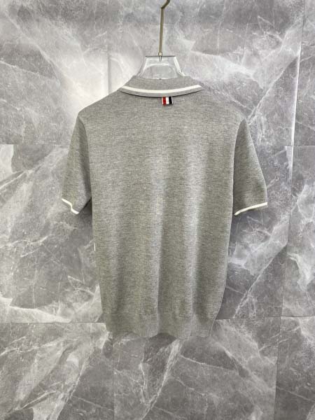 2025年4月21日入荷新作Thom Browne半袖ポロシャツ★誕生日プレゼント/結婚祝い/内祝い/贈り物/YI+YI工場M-3XL