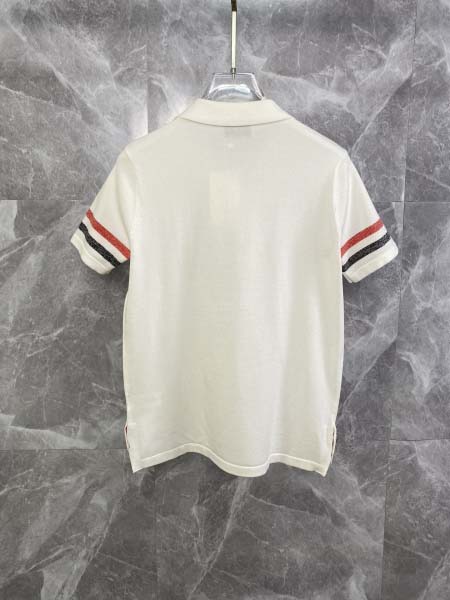 2025年4月21日入荷新作Thom Browne半袖ポロシャツ★誕生日プレゼント/結婚祝い/内祝い/贈り物/YI+YI工場M-XXL