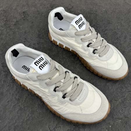 2025年4月23日入荷新品MiuMiu男女兼用原版復刻 ブランド靴本革製ギフト/誕生日/CT工場