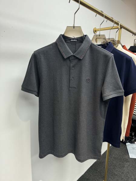 2025年4月24日入荷新作ZEGNA半袖ポロシャツ 原版复刻高級品香港の会社超厳選★入手困難/誕生日プレゼント/yinx工場M-XXXL