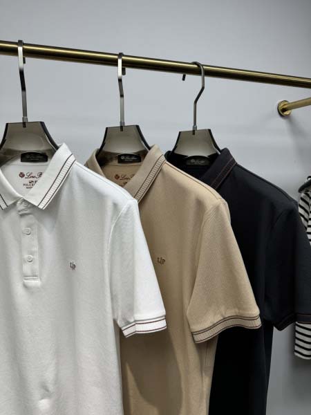 2025年4月24日入荷新作loro piana半袖ポロシャツ 原版复刻高級品香港の会社超厳選★入手困難/誕生日プレゼント/yinx工場M-XXXL