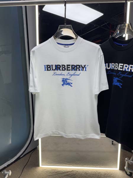 2025年4月24日入荷新作burberry半袖Tシャツ 原版复刻高級品香港の会社超厳選★入手困難/誕生日プレゼント/yinx工場M-3XL