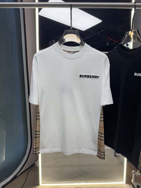2025年4月24日入荷新作burberry半袖Tシャツ 原版复刻高級品香港の会社超厳選★入手困難/誕生日プレゼント/yinx工場M-3XL