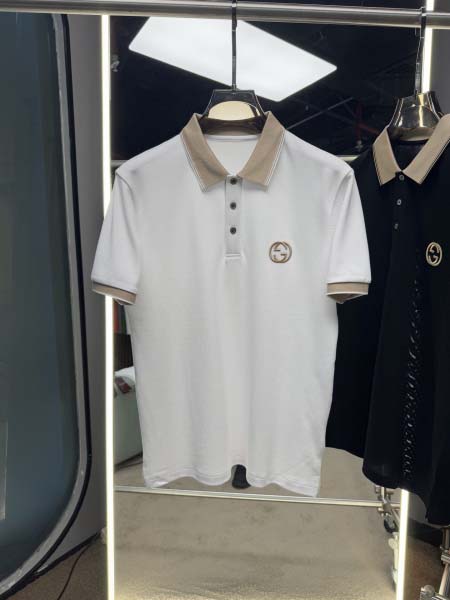 2025年4月24日入荷新作GUCCI半袖ポロシャツ 原版复刻高級品香港の会社超厳選★入手困難/誕生日プレゼント/yinx工場M-3XL