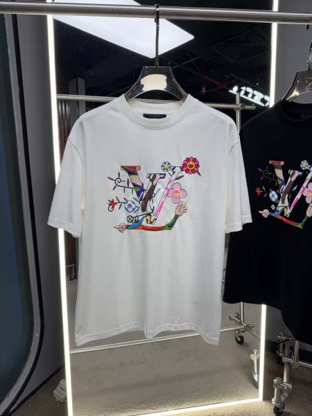 2025年4月25日入荷新作Louis Vuitton半袖Tシャツ 原版复刻高級品香港の会社超厳選★入手困難/誕生日プレゼント/yinx工場