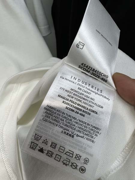 2025年4月25日入荷新作MONCLER半袖Tシャツ 原版复刻高級品香港の会社超厳選★入手困難/誕生日プレゼント/yinx工場