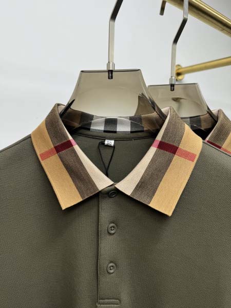 2025年4月26日入荷新作Burberry半袖ポロシャツ 原版复刻高級品香港の会社超厳選★入手困難/誕生日プレゼント/yinx工場