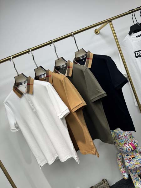 2025年4月26日入荷新作Burberry半袖ポロシャツ 原版复刻高級品香港の会社超厳選★入手困難/誕生日プレゼント/yinx工場