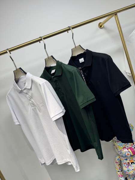 2025年4月26日入荷新作Burberry半袖ポロシャツ 原版复刻高級品香港の会社超厳選★入手困難/誕生日プレゼント/yinx工場