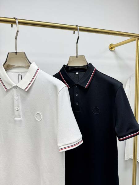 2025年4月26日入荷新作MONCLER半袖ポロシャツ 原版复刻高級品香港の会社超厳選★入手困難/誕生日プレゼント/yinx工場