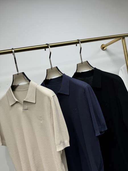 2025年4月26日入荷新作loro piana半袖ポロシャツ 原版复刻高級品香港の会社超厳選★入手困難/誕生日プレゼント/yinx工場