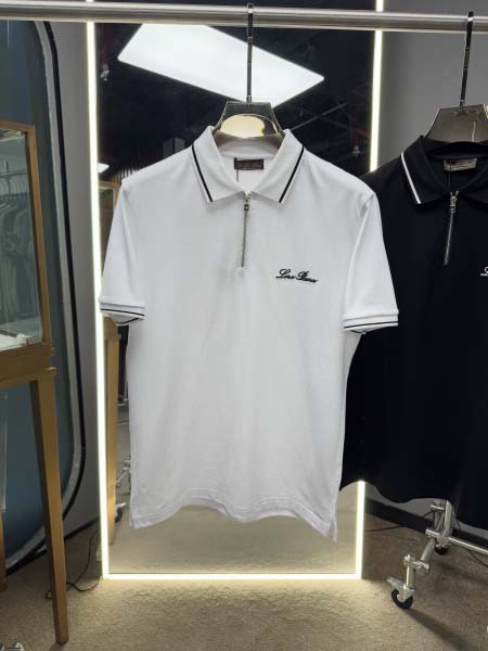 2025年4月26日入荷新作loro piana半袖ポロシャツ 原版复刻高級品香港の会社超厳選★入手困難/誕生日プレゼント/yinx工場