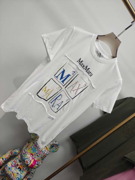 2025年4月26日入荷新作MAX MARA半袖Tシャツ 原版复刻高級品香港の会社超厳選★入手困難/誕生日プレゼント/yinx工場