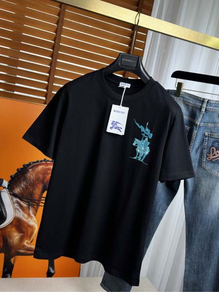 2025年4月26日入荷新作Burberry半袖Tシャツ 原版复刻高級品香港の会社超厳選★入手困難/誕生日プレゼント/yinx工場