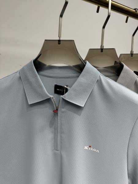 2025年4月26日入荷新作Kiton半袖ポロシャツ 原版复刻高級品香港の会社超厳選★入手困難/誕生日プレゼント/yinx工場