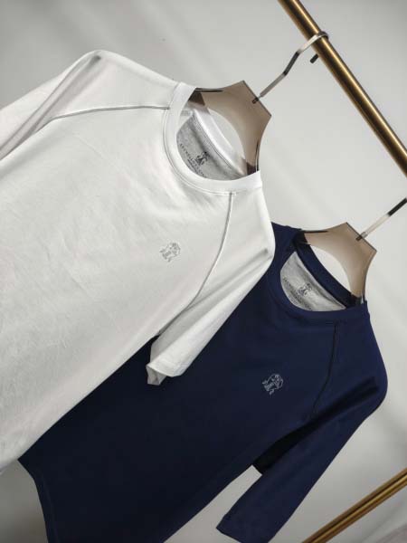 2025年4月26日入荷新作Brunello Cucinelli半袖Tシャツ 原版复刻高級品香港の会社超厳選★入手困難/誕生日プレゼント/yinx工場