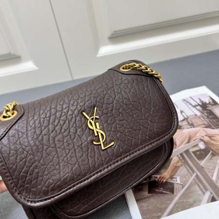 2025年4月29日入荷新作羊革 YSL mini niki サイズ18.5*12*7cm/XX工場