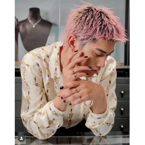 2025年5月1日春夏新品Gucci長袖シャツ 素材100%:シルク