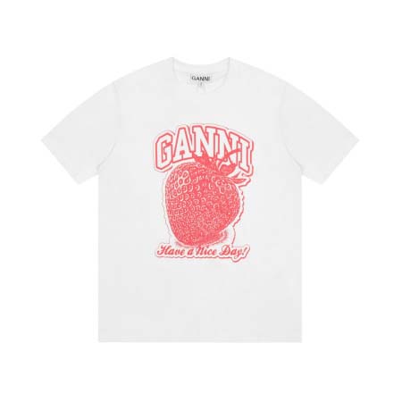 2025年5月1日入荷新作GANNI半袖 Tシャツ誕生日プレゼントの服/男女兼用/カップル服人気/R&B