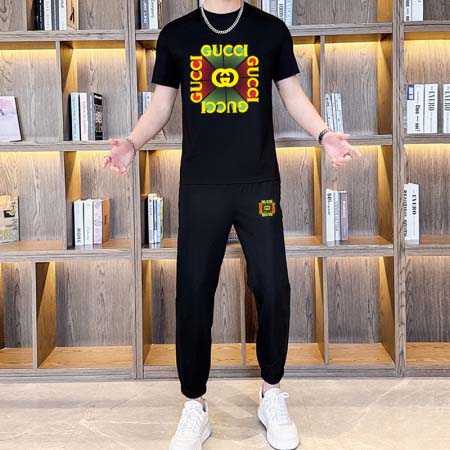 2025年4月1日入荷新作GUCCI夏メンズ 上下セットM-...