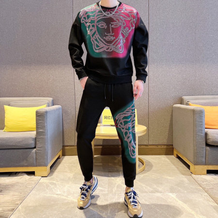 2025年4月1日入荷新作VERSACE春秋メンズ 上下セッ...