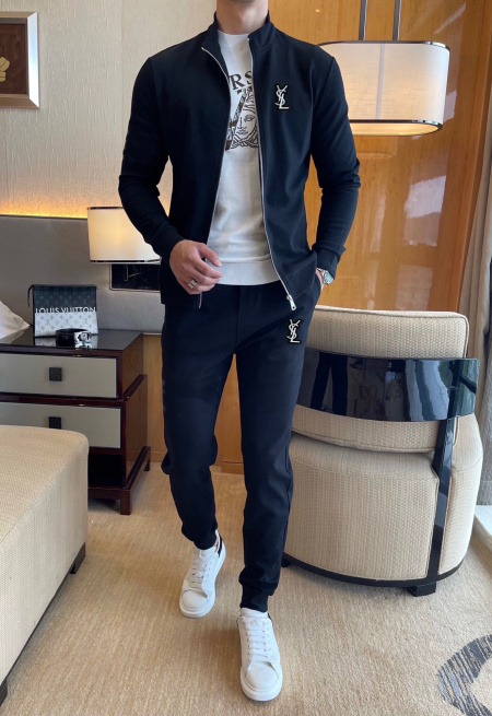 2025年4月1日入荷新作YSL春秋メンズ 上下セットM-5...