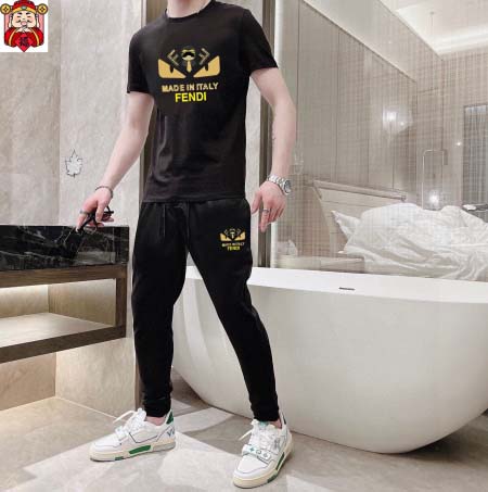2025年4月1日入荷新作FENDI夏メンズ 上下セットM-...