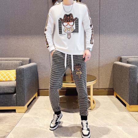 2025年4月1日入荷新作FENDI春秋メンズ 上下セットM...