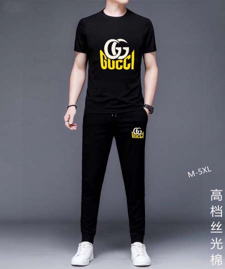 2025年4月1日入荷新作GUCCI夏メンズ 上下セットM-...