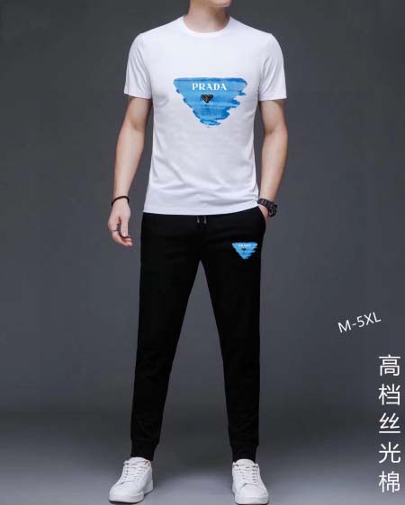 2025年4月1日入荷新作PRADA夏メンズ 上下セットM-...