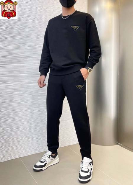 2025年4月2日入荷新作PRADA春秋メンズ 上下セットM...