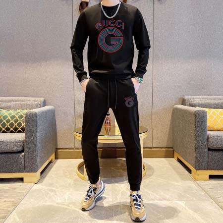 2025年4月2日入荷新作GUCCI春秋メンズ 上下セットM...