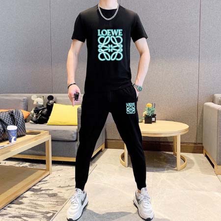2025年4月2日入荷新作LOEWE夏メンズ 上下セットM-...