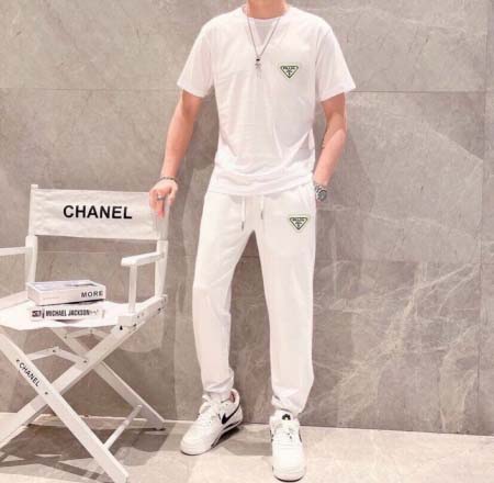 2025年4月2日入荷新作PRADA夏メンズ 上下セットM-...