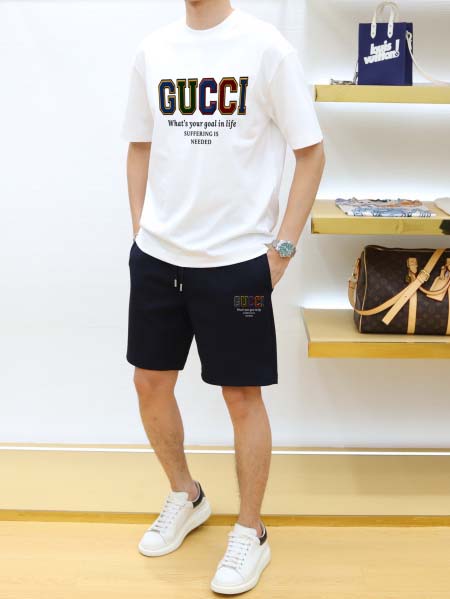 2025年4月2日入荷新作GUCCI夏メンズ 上下セットM-...