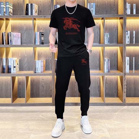 2025年4月2日入荷新作burberry夏メンズ 上下セッ...