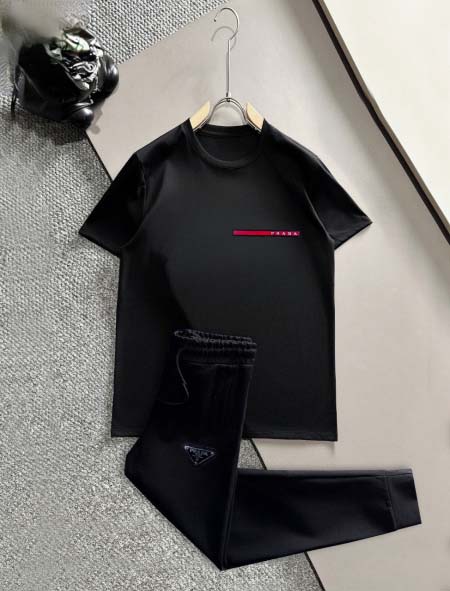 2025年4月2日入荷新作PRADA夏メンズ 上下セットM-...