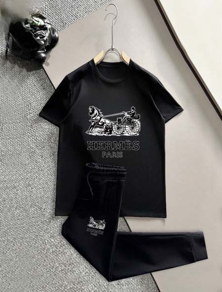 2025年4月2日入荷新作HERMES夏メンズ 上下セットM...