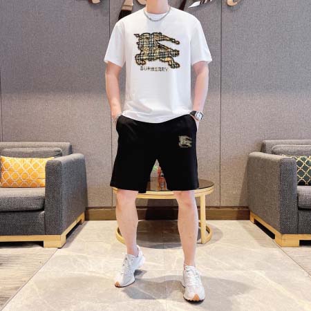 2025年4月2日入荷新作burberry夏メンズ 上下セッ...