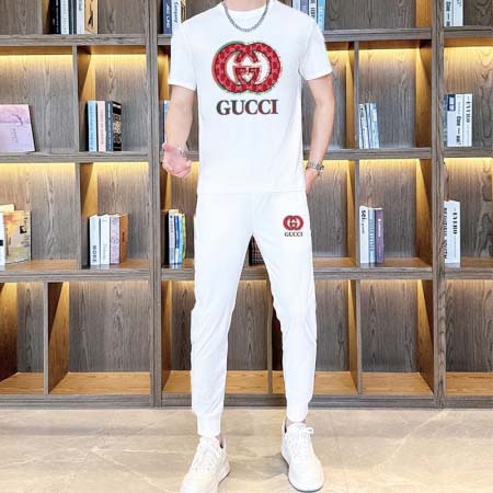 2025年4月2日入荷新作GUCCI夏メンズ 上下セットM-...