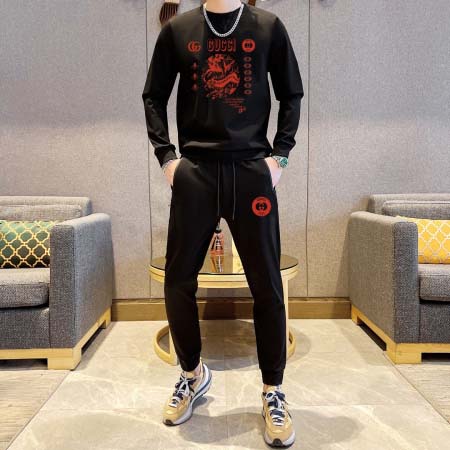 2025年4月2日入荷新作GUCCI春秋メンズ 上下セットM...