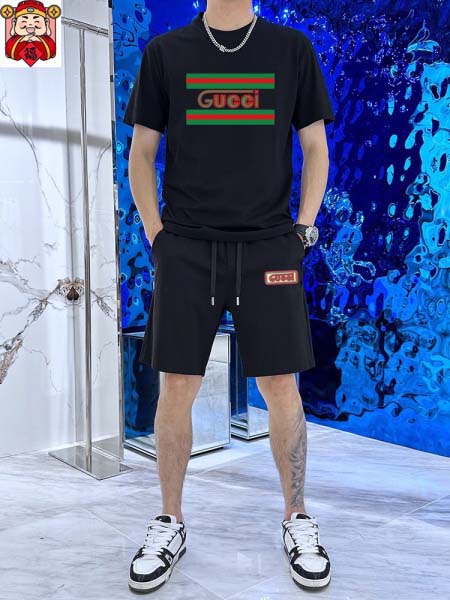 2025年4月2日入荷新作GUCCI夏メンズ 上下セットM-...