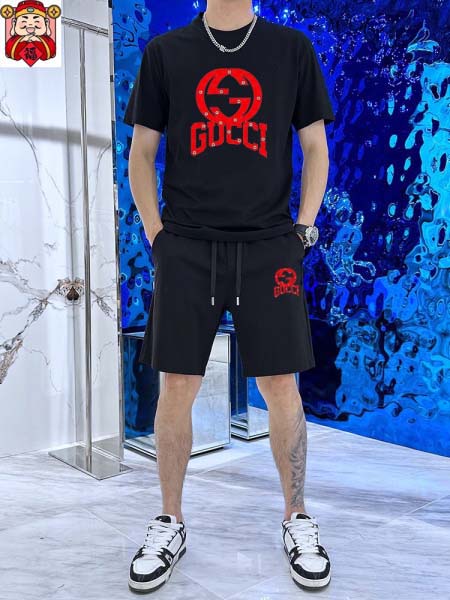 2025年4月2日入荷新作GUCCI夏メンズ 上下セットM-...