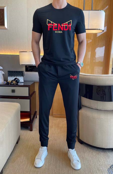 2025年4月2日入荷新作FENDI夏メンズ 上下セットM-...