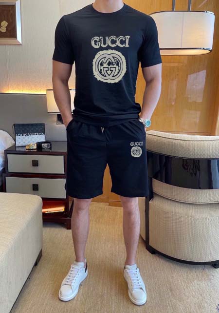 2025年4月2日入荷新作GUCCI夏メンズ 上下セットM-...