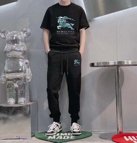 2025年4月2日入荷新作BURBERRY夏メンズ 上下セッ...