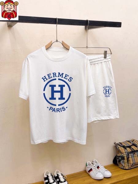 2025年4月2日入荷新作HERMES夏メンズ 上下セットM...