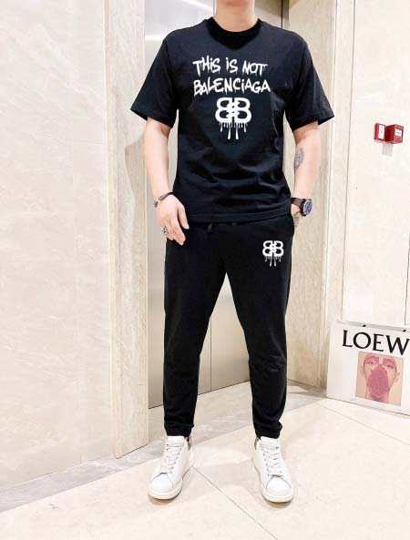 2025年4月2日入荷新作BALENCIAGA夏メンズ 上下...