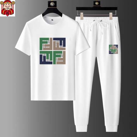 2025年4月2日入荷新作FENDI夏メンズ 上下セットM-...