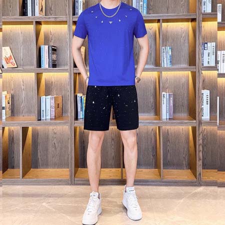 2025年4月2日入荷新作PRADA夏メンズ 上下セットM-...